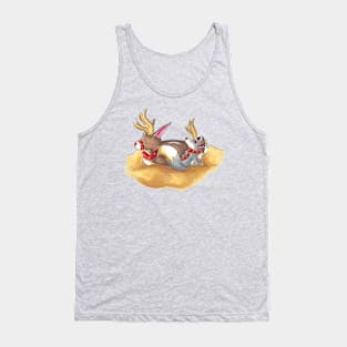 Water Ready Reindeer Tank Top